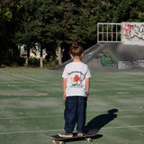 Tee kids " Skate Everyday " - Blanc