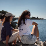 Crop top « l’Amour c'est Nous » - Blanc