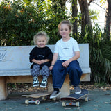 Tee kids " Skate Everyday " - Blanc