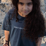 Tee-shirt enfant - "Respect Local Beaches"  l Bleu
