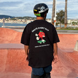 Tee " Skate Everyday " - Noir