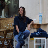 Tee-shirt " In My Running Era " - Bleu