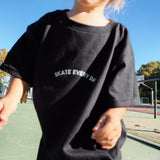 Tee kids " Skate Everyday " - Noir