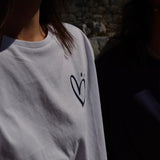 Crop top « l’Amour c'est Nous » - Blanc