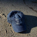 Casquette « Respect Local Beaches » - Bleu vintage
