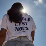 Crop top « l’Amour c'est Nous » - Blanc