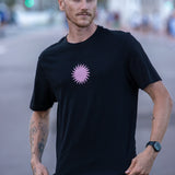 Tee-shirt « Soleil & Semelles » - Noir