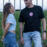 Tee-shirt « Soleil & Semelles » - Noir