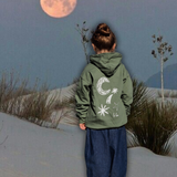 Hoodie kids " La Lune " - Vert