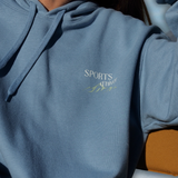 Hoodie " Sports d’Hiver " - Bleu