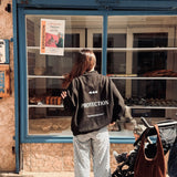 Veste bomber zippée « 444 Protection » - Noir
