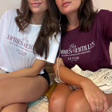 Tee-shirt oversize « Les Copines Gentilles » - Blanc