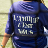 Tee  "l'Amour c'est Nous" - Blue