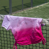 Crop Top "Wellness Club" - Tie & Dye