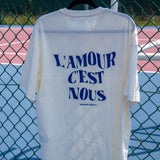 Tee  "l'Amour c'est Nous" - Off White