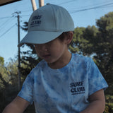Surf Club Tee Kids I Tie & Dye Blue