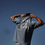 Tee  "Respect Local Beaches" - Bleu