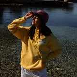Hoodie « Maktub » - Jaune