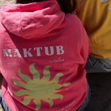 Hoodie « Maktub » - Rose