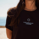 Crop Top « Les Beaux Jours » - Marron