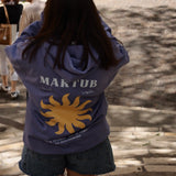 Hoodie « Maktub » - Violet