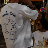 Tee-shirt « Voila l’été » - Blanc