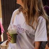Tee-shirt oversize « Les Copines Gentilles » - Blanc