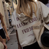 Hoodie « Les Copines Gentilles » - Off White
