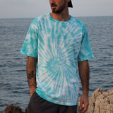 Angel Face, Devil Thoughts  - Tee-shirt l Tie & Dye Green