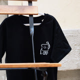 Tee-shirt Kids Oversize "The Breakfast Crew" - Noir