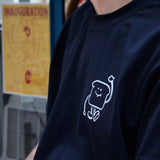 Tee-shirt Oversize "The Breakfast Crew" - Noir