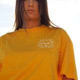 Tee-shirt Oversize  "Nostalgie d'Été" - Jaune