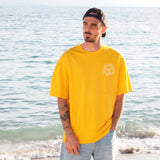 Tee-shirt Oversize  "Nostalgie d'Été" - Jaune