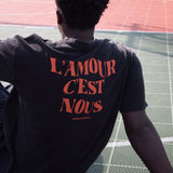 L'amour c'est nous - Tee-shirt  l Black & Orange